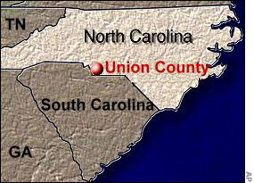 Map - Union County, NC